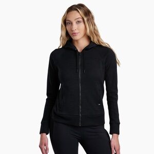 Khul Women's Black zip up hoodie size M